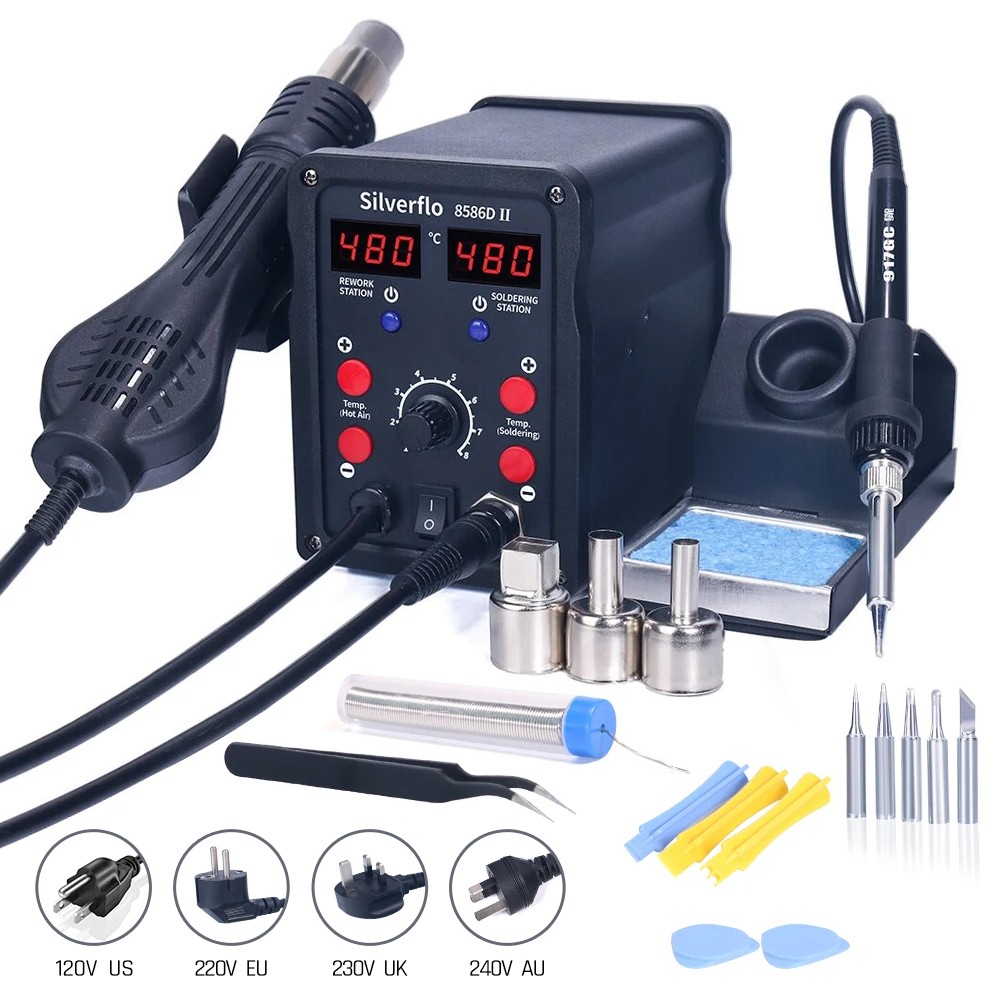 Stazione di saldatura Silverfl - T12 Soldering Station Oled recensione e prezzo